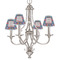 Parrots & Toucans Small Chandelier Shade - LIFESTYLE (on chandelier)