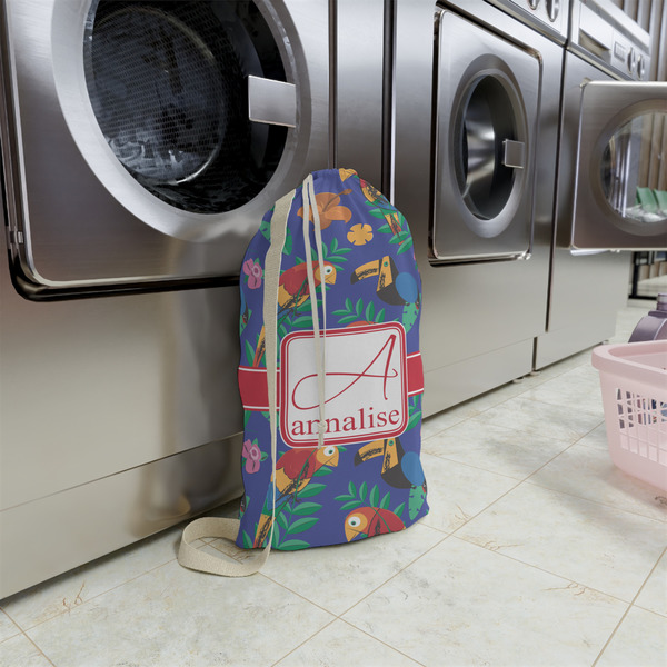 Parrots & Toucans Small Landry Bag - In Context