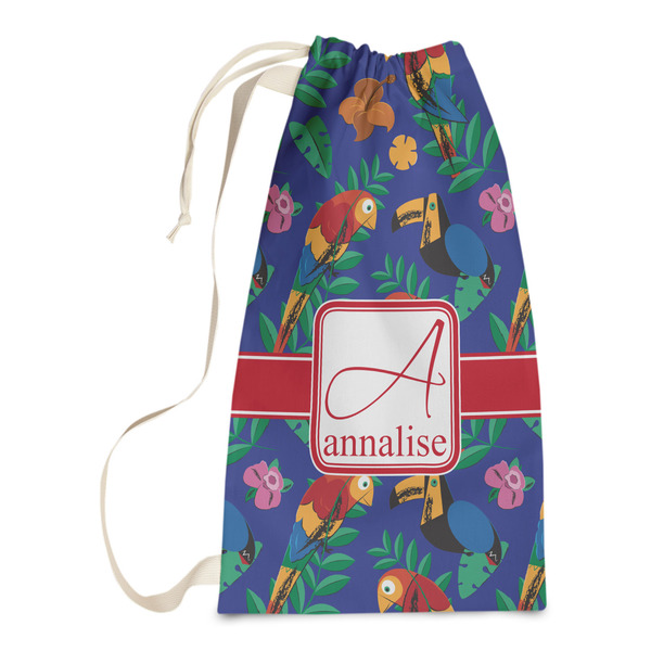 Custom Parrots & Toucans Laundry Bags - Small (Personalized)
