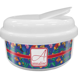 Parrots & Toucans Snack Container (Personalized)
