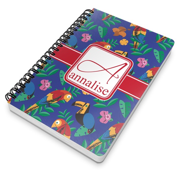 Parrots & Toucans Spiral Journal 7 x 10 - Main