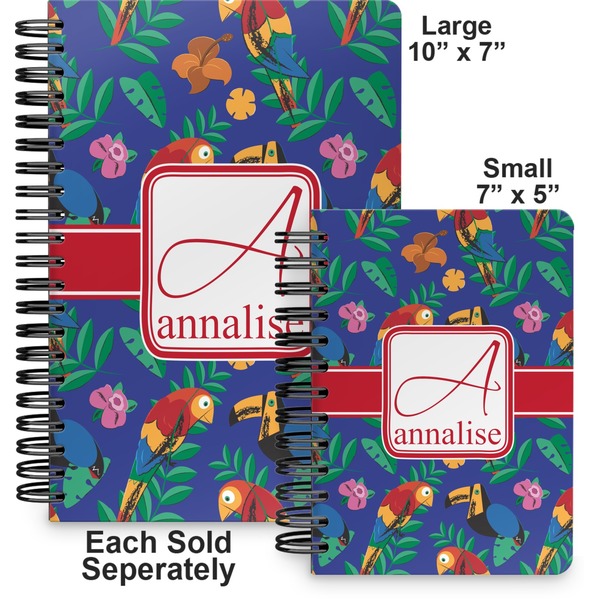 Parrots & Toucans Spiral Journal - Comparison
