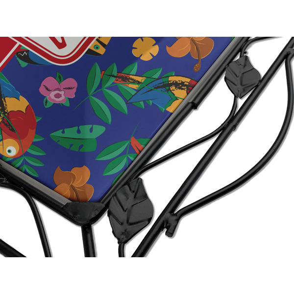 Parrots & Toucans Square Trivet - Detail