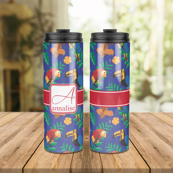 Parrots & Toucans Stainless Steel Tumbler - Lifestyle