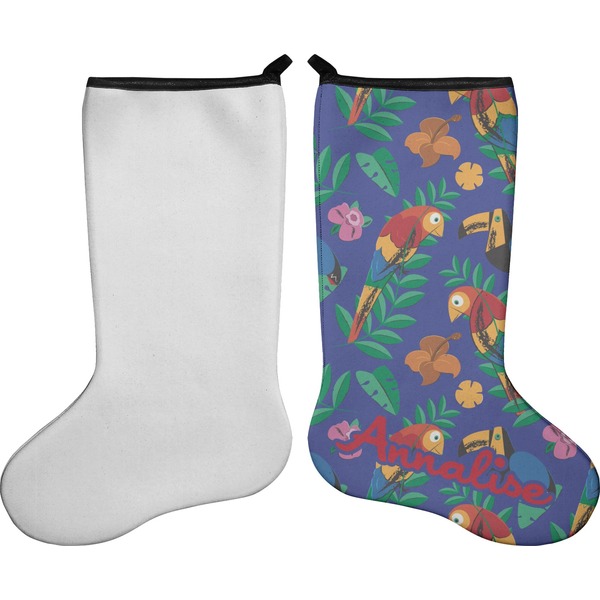 Parrots & Toucans Stocking - Single-Sided - Approval
