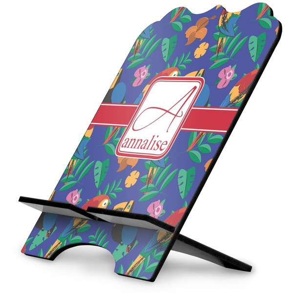 Custom Parrots & Toucans Stylized Tablet Stand (Personalized)