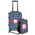 Parrots & Toucans Kids 2-Piece Luggage Set - Suitcase & Backpack (Personalized)