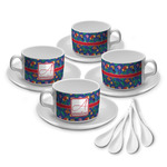 Parrots & Toucans Tea Cup - Set of 4 (Personalized)