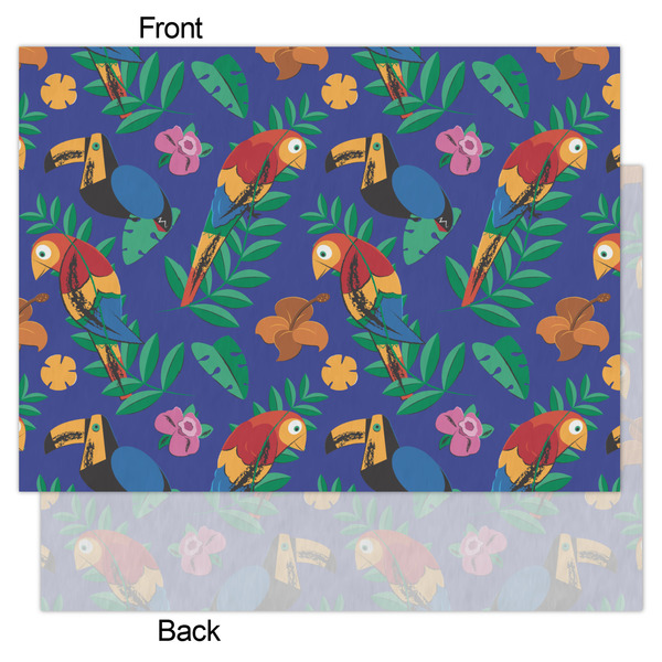 Parrots & Toucans Tissue Paper - Heavyweight - Large - Front & Back