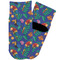Parrots & Toucans Toddler Ankle Socks - Single Pair - Front and Back