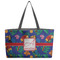 Parrots & Toucans Beach Totes Bag - w/ Black Handles (Personalized)