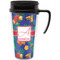 Parrots & Toucans Acrylic Travel Mug with Handle (Personalized)