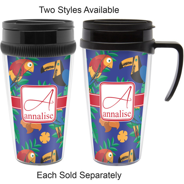 Parrots & Toucans Travel Mugs - with & without Handle