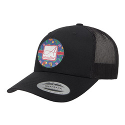 Parrots & Toucans Trucker Hat - Black (Personalized)