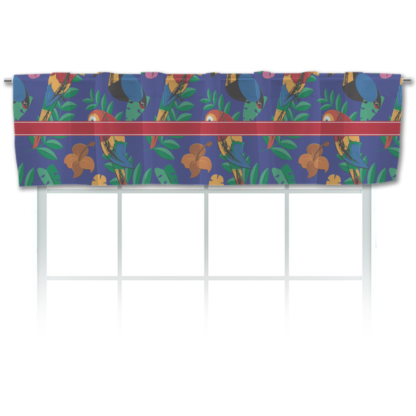 Custom Parrots & Toucans Valance