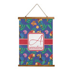 Parrots & Toucans Wall Hanging Tapestry (Personalized)