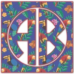 Parrots & Toucans Monogram Decal - Small (Personalized)