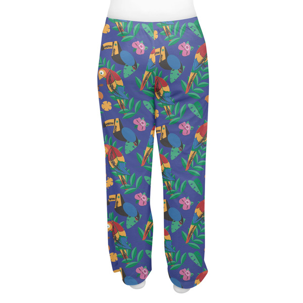 Parrots & Toucans Women's Pj on model - Back