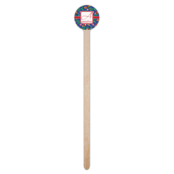 Parrots & Toucans Wooden 7.5" Stir Stick - Round - Single Stick