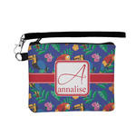 Parrots & Toucans Wristlet ID Case w/ Name and Initial