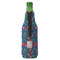 Parrots & Toucans Zipper Bottle Cooler - BACK (bottle)