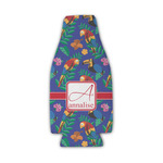Parrots & Toucans Zipper Bottle Cooler (Personalized)