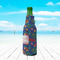 Parrots & Toucans Zipper Bottle Cooler - LIFESTYLE