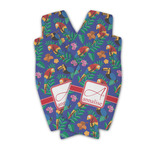Parrots & Toucans Zipper Bottle Cooler - Set of 4 (Personalized)