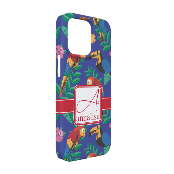 Custom Parrots & Toucans iPhone Case - Plastic - iPhone 13 Pro (Personalized)