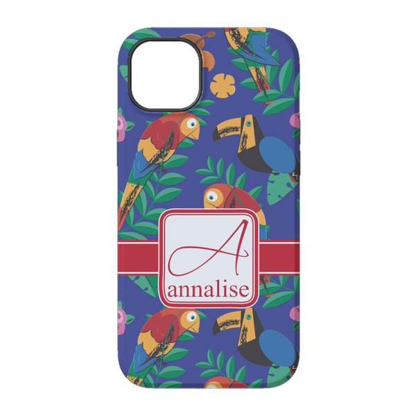 Parrots & Toucans iPhone 14 Pro Tough Case - Back