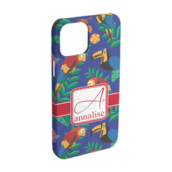 Parrots & Toucans iPhone Case - Plastic - iPhone 15 (Personalized)