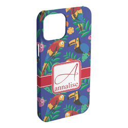 Parrots & Toucans iPhone Case - Plastic - iPhone 15 Plus (Personalized)