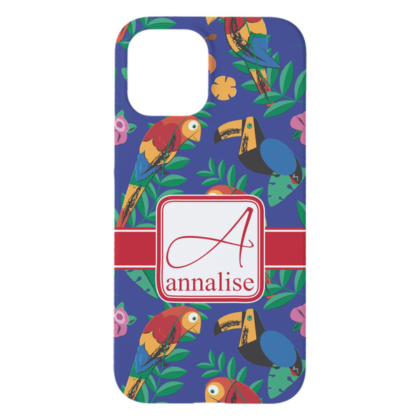 Parrots & Toucans iPhone 15 Plus Case - Back