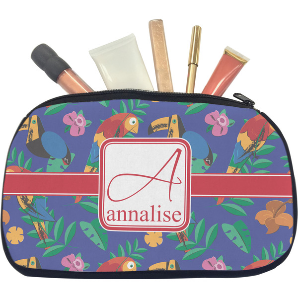 Parrots & Toucans Makeup Bag Medium