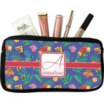 Parrots & Toucans Makeup / Cosmetic Bag - Small (Personalized)