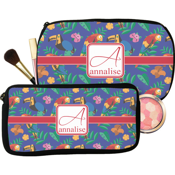 Parrots & Tucans Makeup / Cosmetic Bags (Select Size)