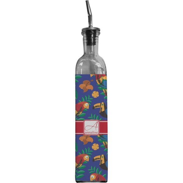Custom Parrots & Toucans Oil Dispenser Bottle (Personalized)