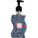 Parrots & Toucans Wave Bottle Soap / Lotion Dispenser (Personalized)