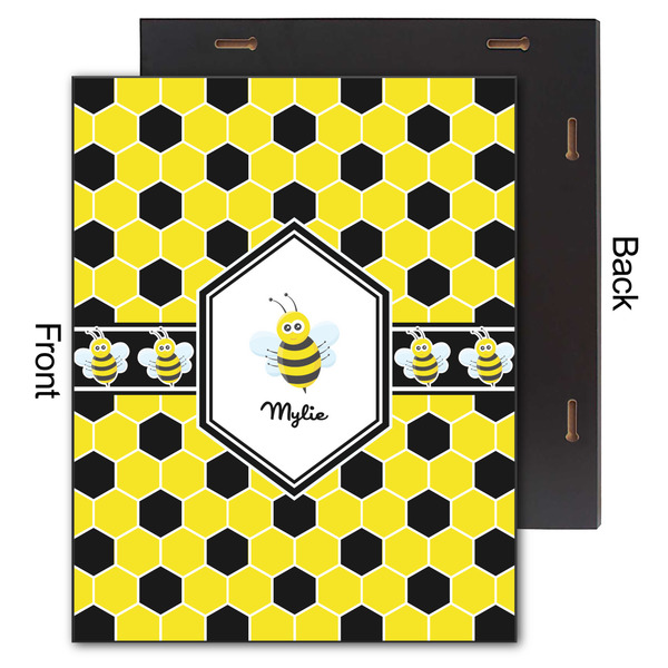Honeycomb 11x14 Wood Print - Front & Back View