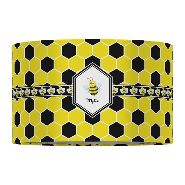 Honeycomb 12" Drum Lampshade - FRONT (Fabric)
