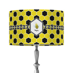 Honeycomb 12" Drum Lamp Shade - Fabric (Personalized)