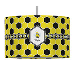 Honeycomb 12" Drum Pendant Lamp - Fabric (Personalized)
