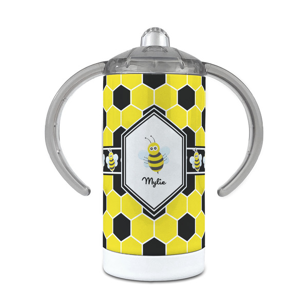 Custom Honeycomb 12 oz Stainless Steel Sippy Cup (Personalized)