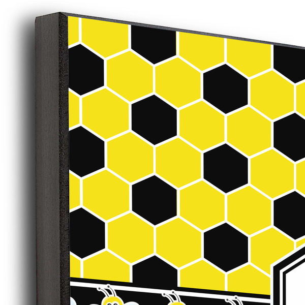 Honeycomb 12x12 Wood Print - Closeup