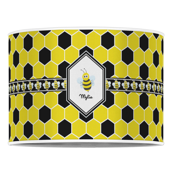Honeycomb 16" Drum Lampshade - FRONT (Poly Film)