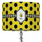 Honeycomb 16" Drum Lampshade - ON STAND (Fabric)