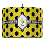 Honeycomb 16" Drum Pendant Lamp - Fabric (Personalized)