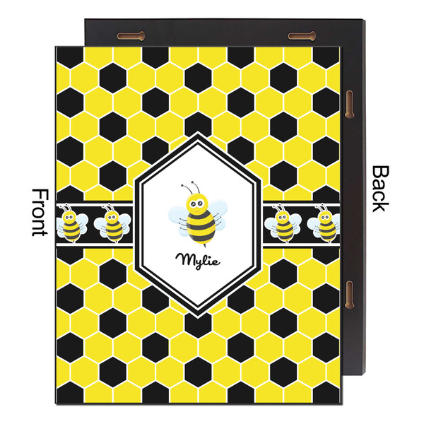 Honeycomb 16x20 Wood Print - Front & Back View