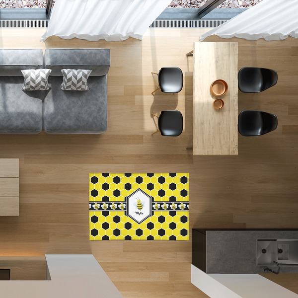 Honeycomb 2'x3' Indoor Area Rugs - IN CONTEXT