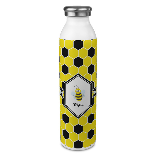 Custom Honeycomb 20oz Stainless Steel Water Bottle - Full Print (Personalized)
